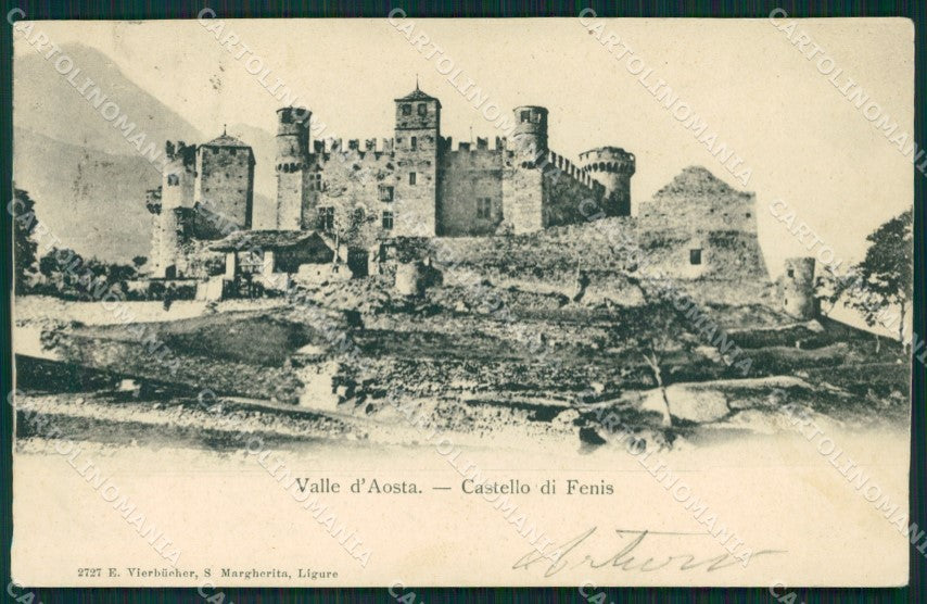 Aosta Fenis Castello di cartolina MT2825 – fronte