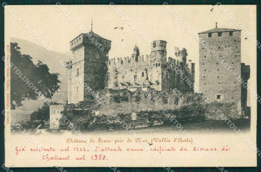 Aosta Fenis Castello di cartolina MT2827 – fronte