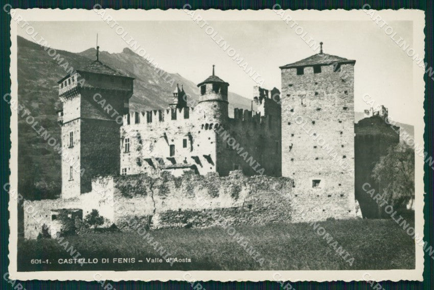 Aosta Fenis Castello di Foto cartolina MT2830 – fronte