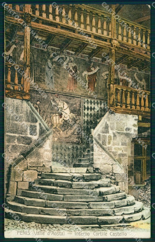 Aosta Fenis Castello di cartolina MT2833 – fronte