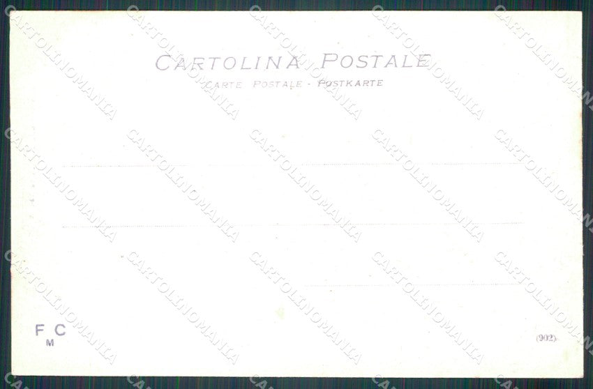 Aosta città Torre Bramafan Mura Romane cartolina MT2871 – retro