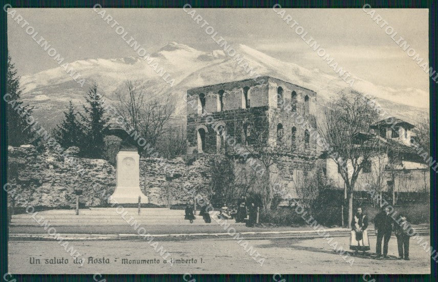 Aosta Città cartolina MT2873 – fronte