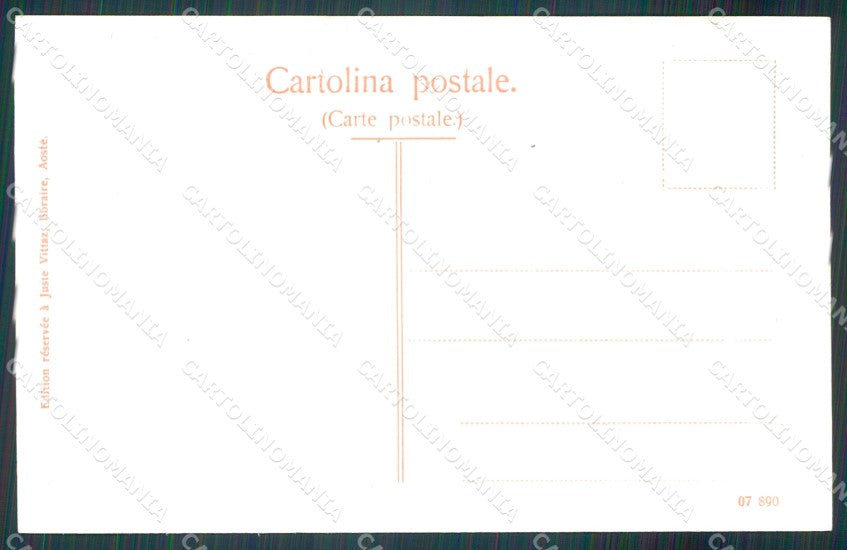 Aosta città cartolina MT2874 – retro