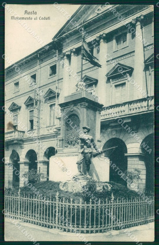 Aosta città Monumento ai Caduti cartolina MT2889 – fronte