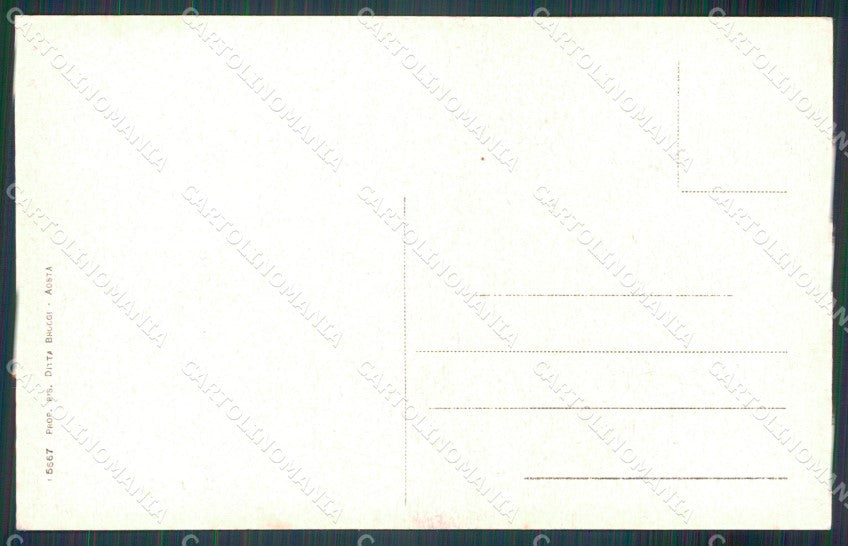 Aosta città Asilo cartolina MT2894 – retro