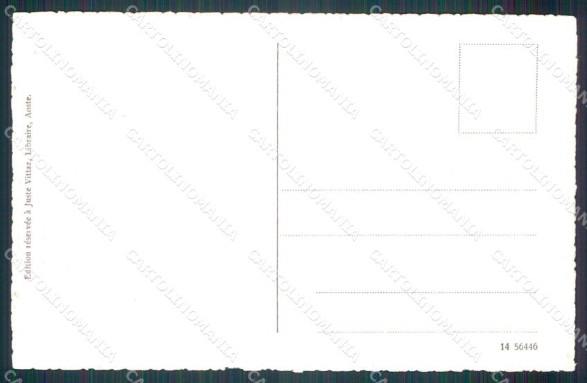 Aosta Gressan Castello di STRAPPINO cartolina MT2901 – retro