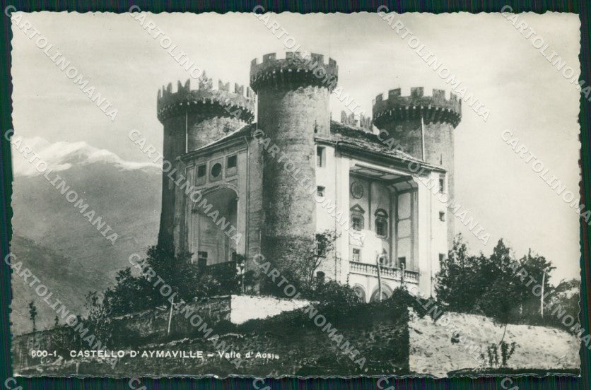 Aosta Aymavilles Castello di Foto cartolina MT2915 – fronte
