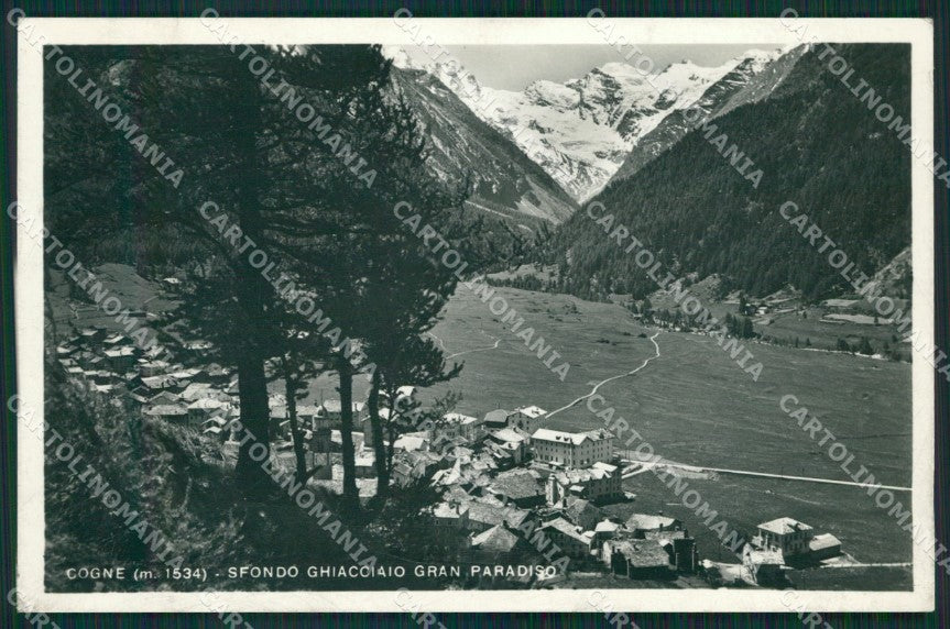 Aosta Cogne Ghiacciaio Gran Paradiso Foto cartolina MT2919 – fronte