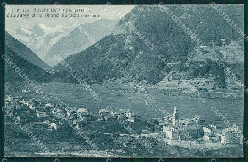 Aosta Cogne Bassin di Gran Paradiso cartolina MT2922 – fronte