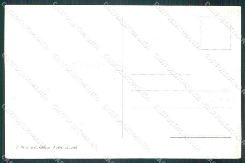 Aosta Cogne Monte Bianco cartolina MT2924 – retro