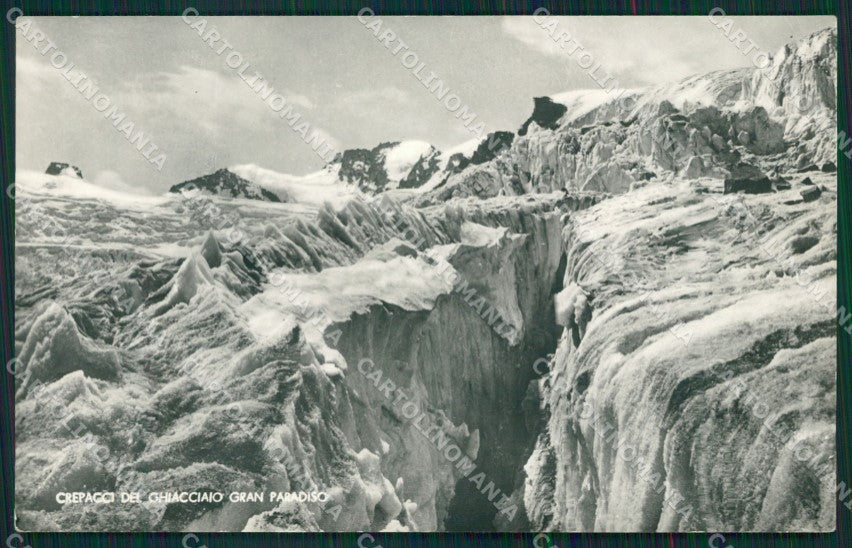 Aosta Ghiacciaio del Gran Paradiso Cai Foto cartolina MT2936 – fronte