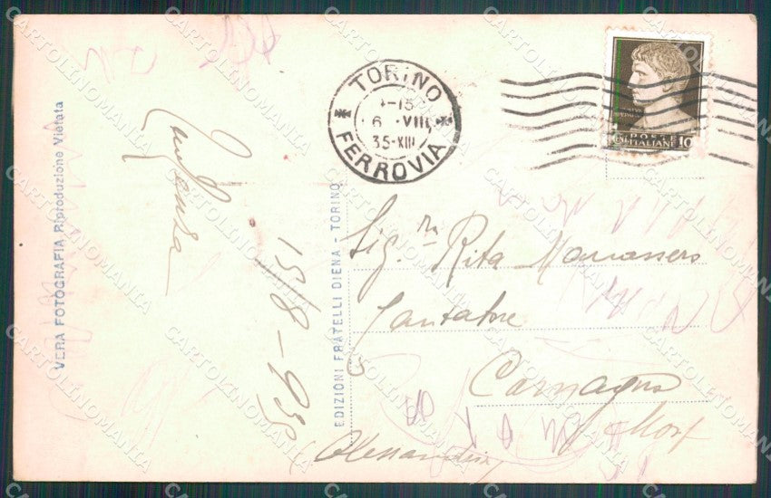 Aosta Sarre Castello Reale di Foto cartolina MT2937 – retro