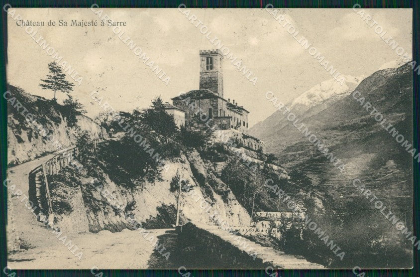 Aosta Sarre Castello Reale di cartolina MT2941 – fronte