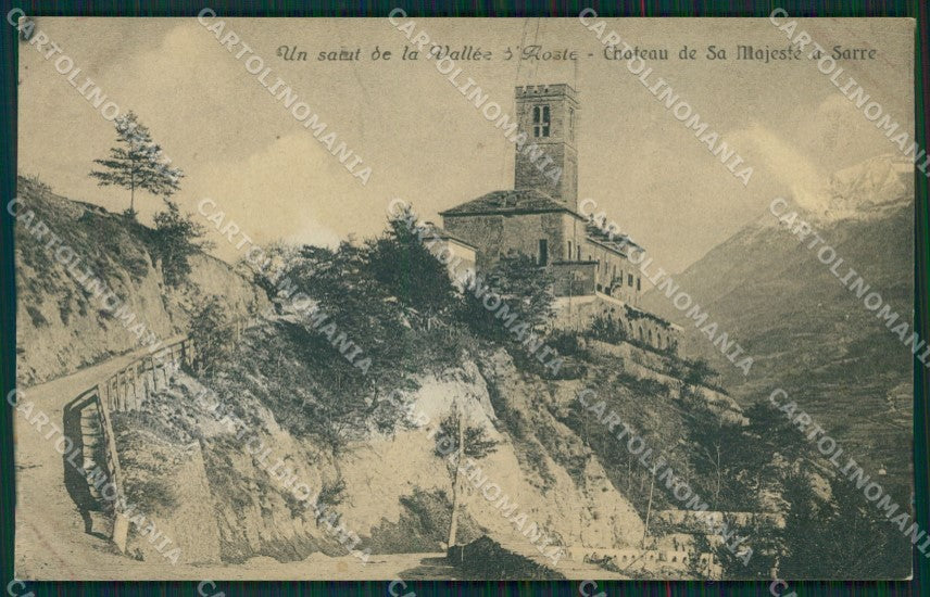 Aosta Sarre Castello Reale di cartolina MT2942 – fronte