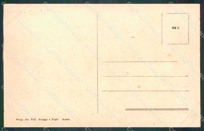 Aosta Sarre Castello Reale di cartolina MT2942 – retro