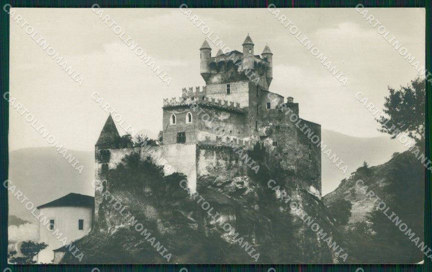 Aosta Saint Pierre Castello Foto cartolina MT2947 – fronte