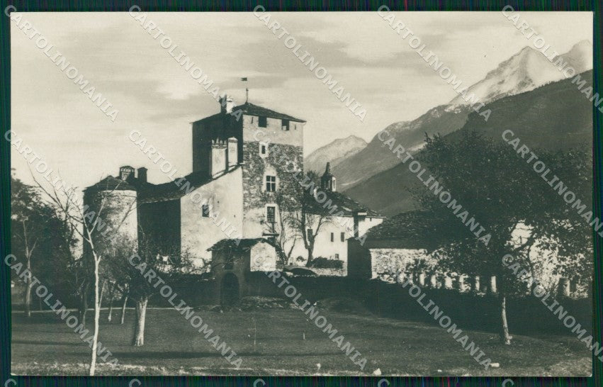 Aosta Saint Pierre Sarriod Castello di Foto cartolina MT2951 – fronte