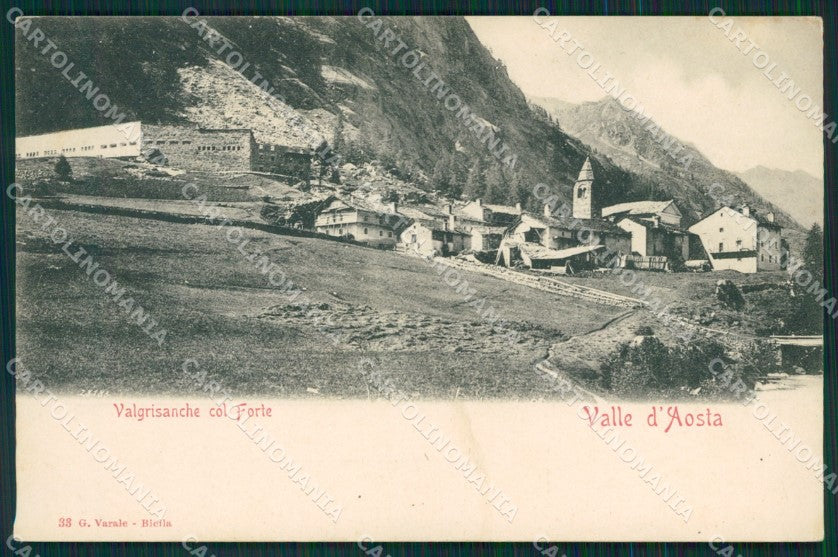 Aosta Valgrisenche cartolina MT2965 – fronte