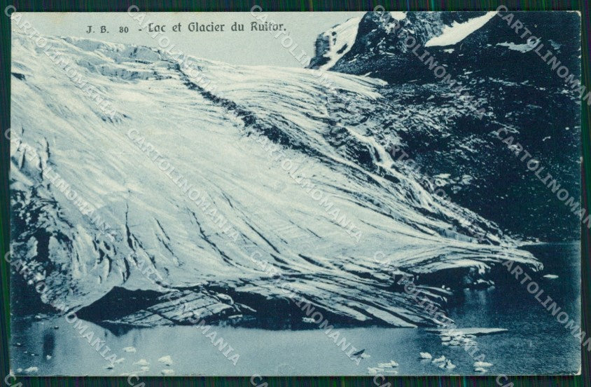 Aosta Ghiacciaio del Ruitor cartolina MT2966 – fronte
