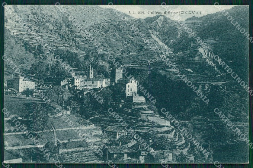 Aosta Avise Castello di cartolina MT2967 – fronte