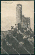 Aosta La Salle Castello Chathelard cartolina MT2970 – fronte
