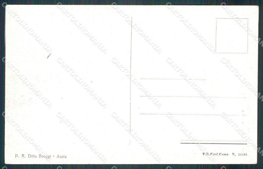 Aosta La Salle Castello Chathelard cartolina MT2970 – retro