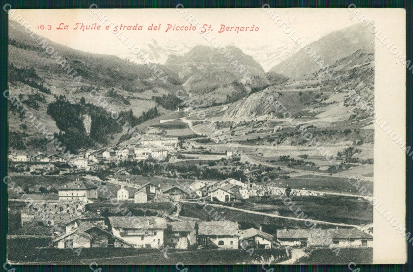 Aosta La Thuile Strada Piccolo San Bernardo cartolina MT2979 – fronte