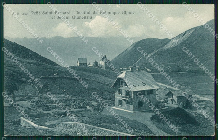 Aosta La Thuile Piccolo San Bernardo Giardino Botanico cartolina MT2985 – fronte