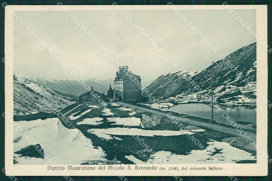 Aosta La Thuile Ospizio Mauriziano Piccolo San Bernardo cartolina MT2988 – fronte