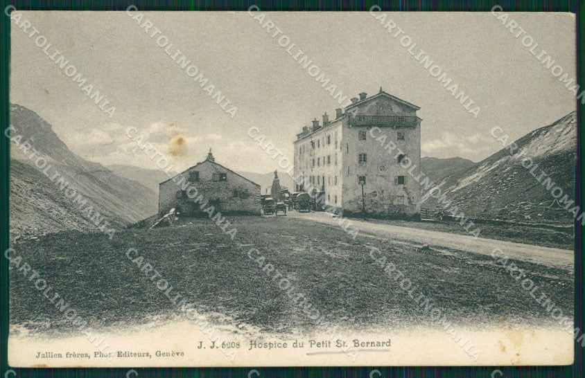 Aosta La Thuile Ospizio Mauriziano Piccolo San Bernardo cartolina MT2989 – fronte