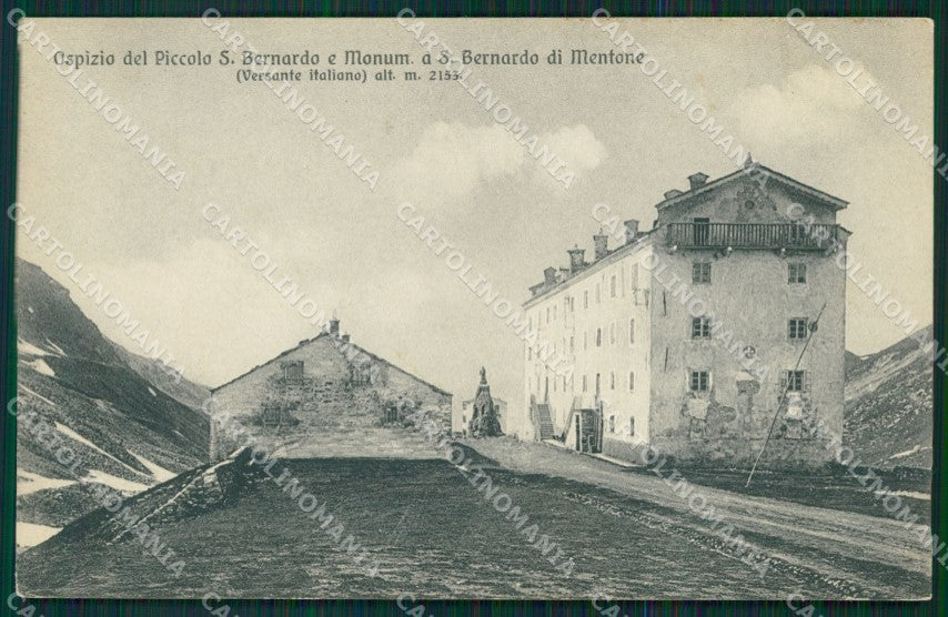 Aosta La Thuile Ospizio Mauriziano Piccolo San Bernardo cartolina MT2991 – fronte