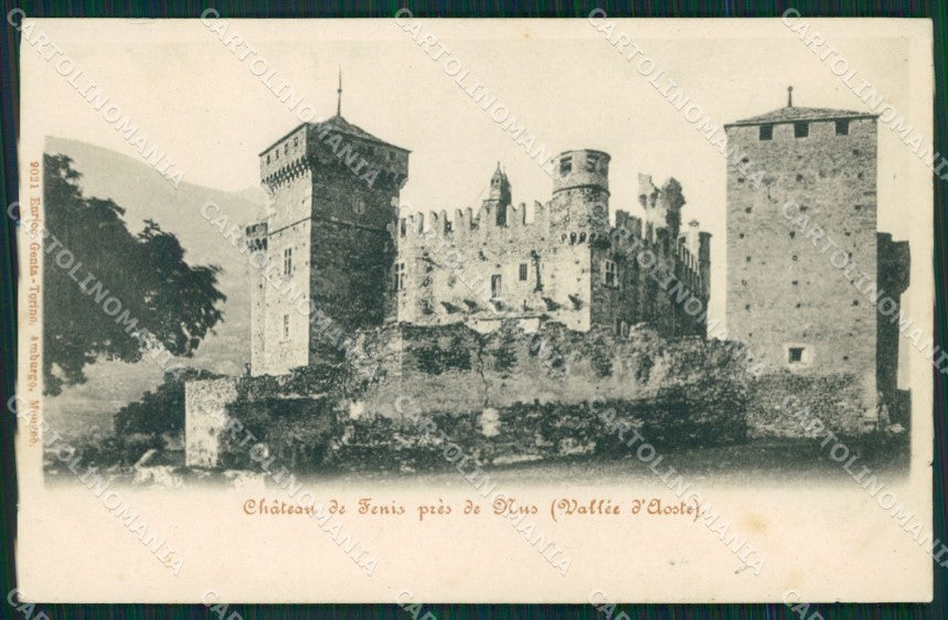 Aosta Fenis Castello di Foto cartolina MT3009 – fronte