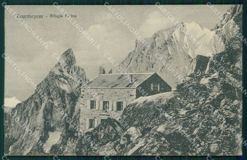 Aosta Courmayeur Rifugio Torino cartolina MT3029 – fronte