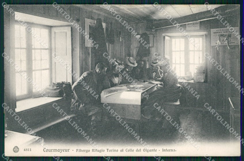 Aosta Courmayeur Rifugio Torino cartolina MT3030 – fronte