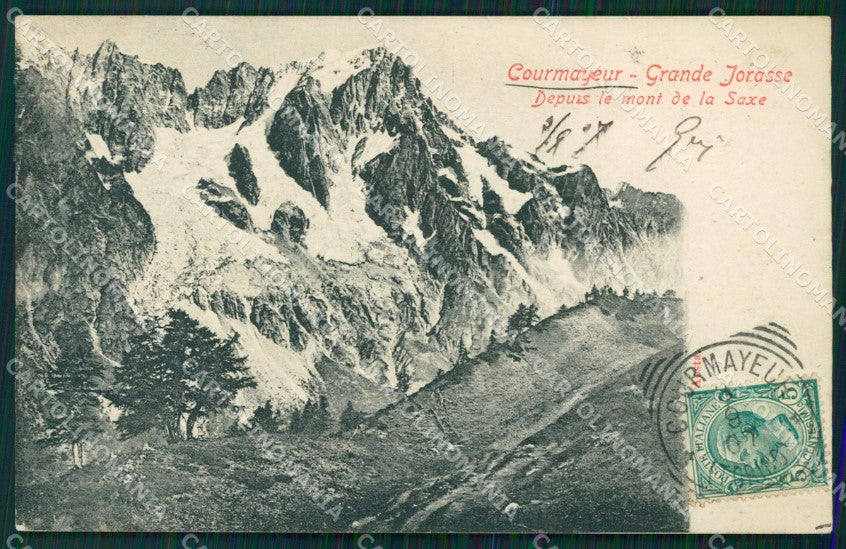 Aosta Courmayeur Ghiacciaio cartolina MT3034 – fronte