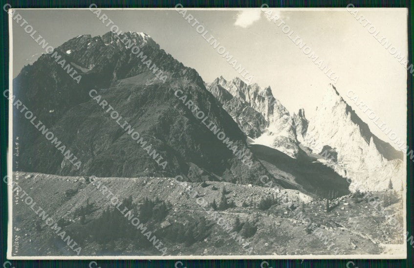 Aosta Courmayeur Monte Bianco Neer Foto cartolina MT3036 – fronte