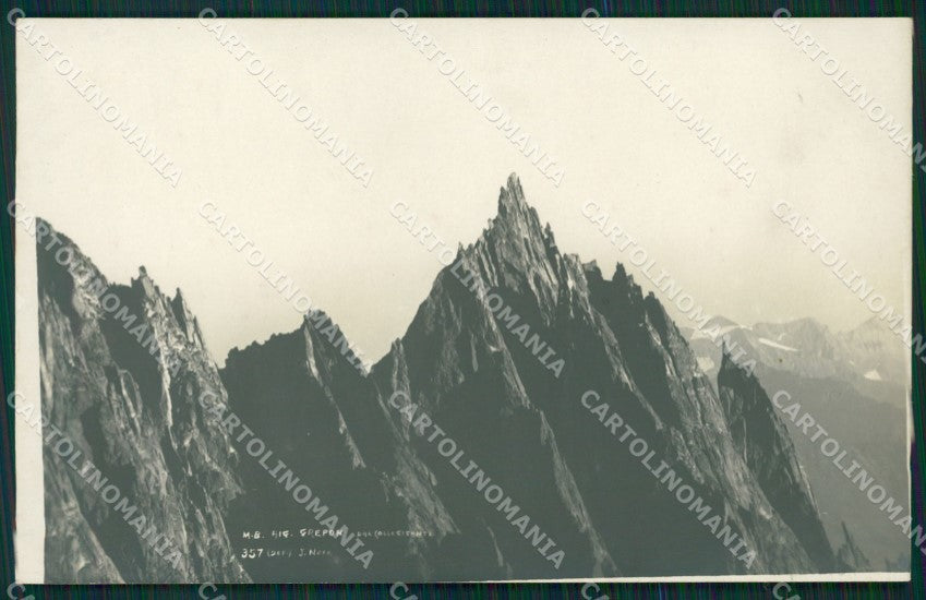 Francia Chamonix Monte Bianco Rufugio Grépon Neer Foto cartolina MT3037 – fronte