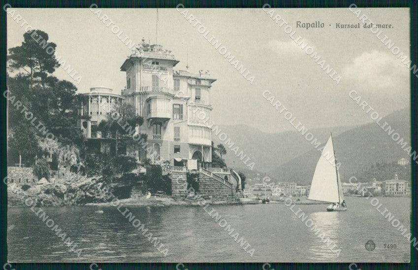 Genova Rapallo Kursaal cartolina MT3057 – fronte