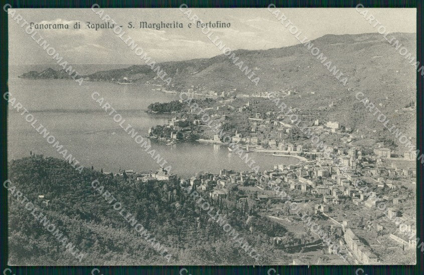 Genova Rapallo Santa Margherita Portofino cartolina MT3058 – fronte