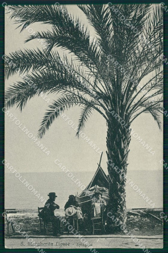Genova Santa Margherita Ricamo Tombolo cartolina MT3067 – fronte