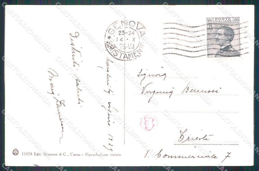Genova Santa Margherita Ricamo Tombolo cartolina MT3067 – retro