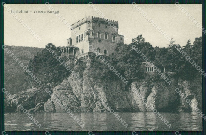 Genova Portofino Paraggi Castello cartolina MT3072 – fronte