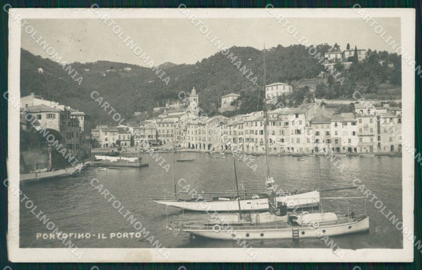 Genova Portofino Barche Foto cartolina MT3078 – fronte