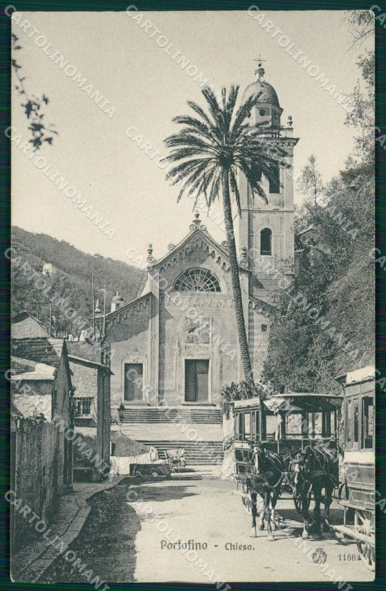 Genova Portofino Carrozza cartolina MT3085 – fronte