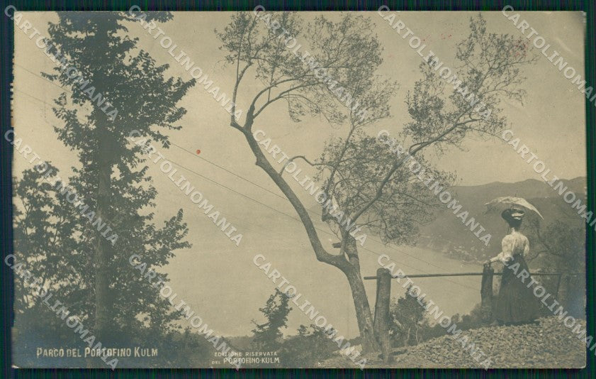 Genova Portofino Parco Kulm Foto cartolina MT3088 – fronte