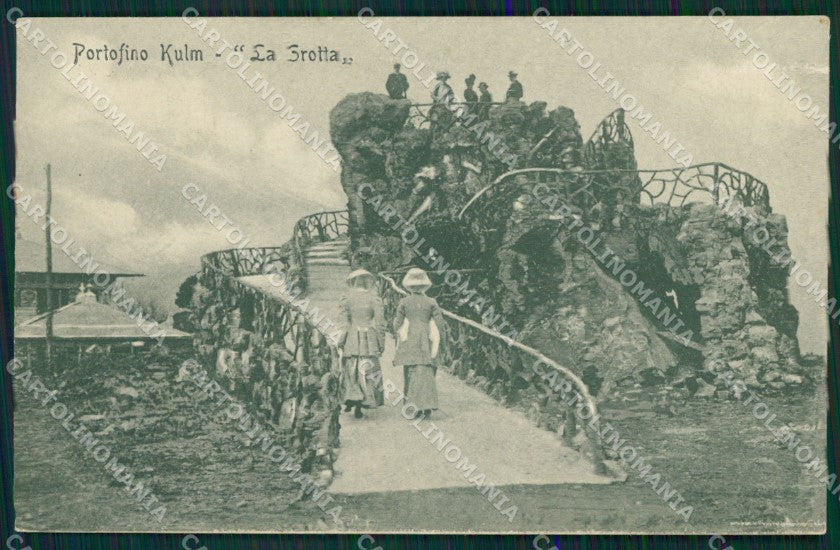 Genova Portofino Parco Kulm cartolina MT3094 – fronte