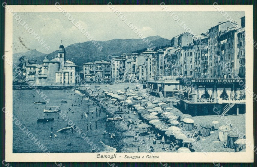 Genova Camogli cartolina MT3098 – fronte