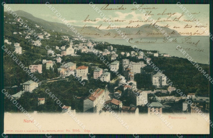 Genova Nervi cartolina MT3100 – fronte