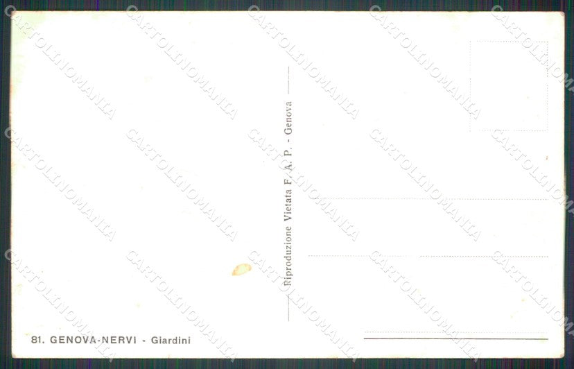 Genova Nervi Foto cartolina MT3101 – retro