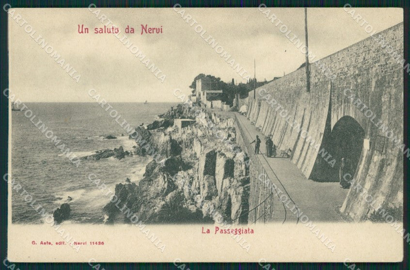 Genova Nervi cartolina MT3103 – fronte